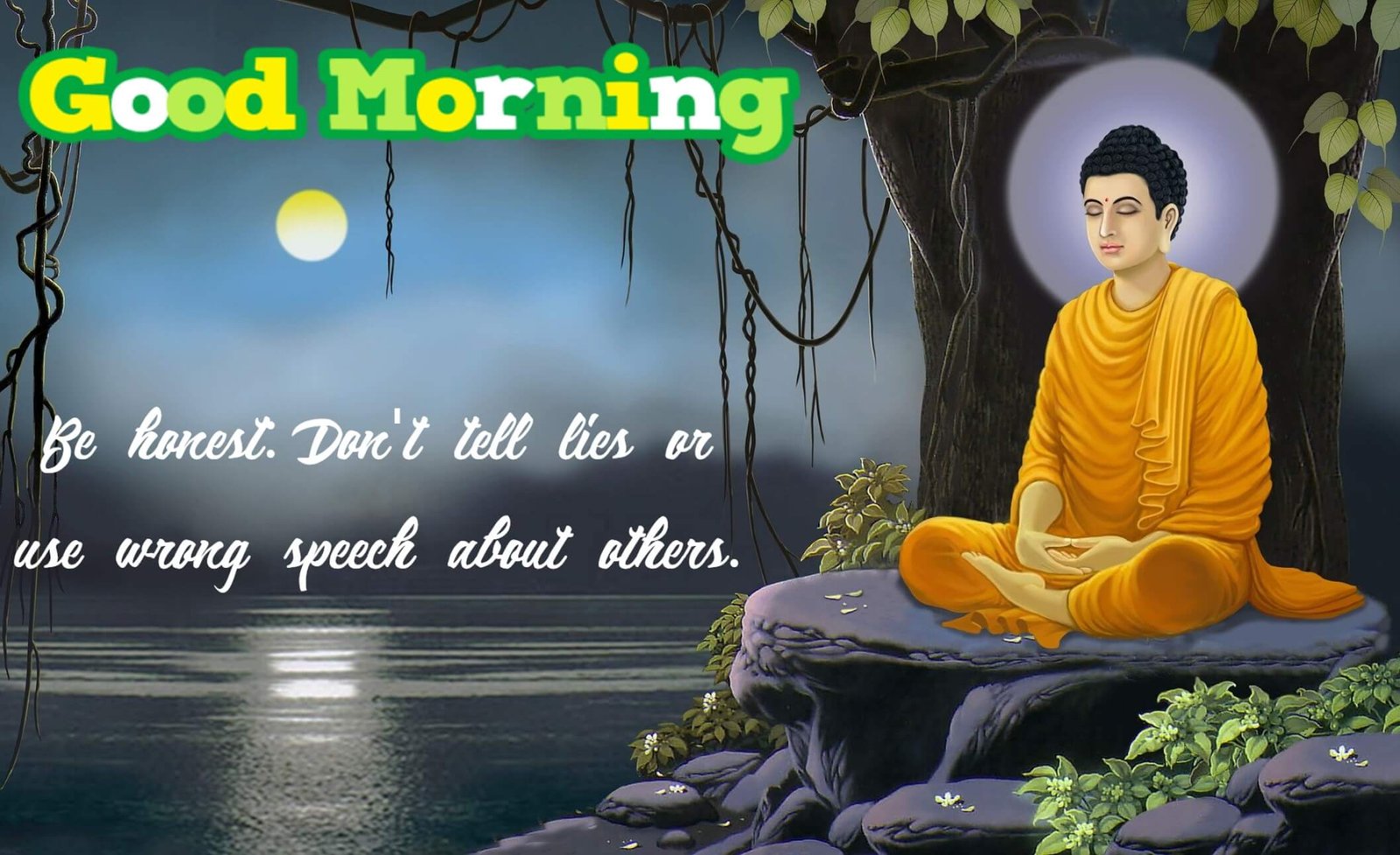Gautam Buddha Meditating